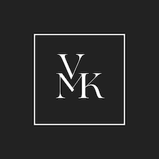Square logo with the initials VMK.