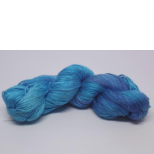 Tonal yarn in colors of Caribbean waters.