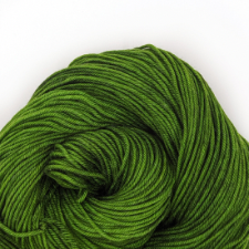 Semisolid golf-course green yarn.
