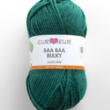 Green bulky yarn