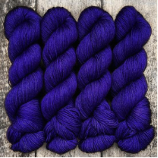 Deepest purple skeins.