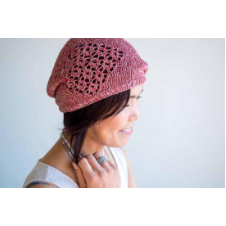 Lacy slouchy hat.