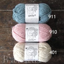 Three skeins in soft colors