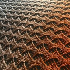 Closeup of complex cabling that looks like thorns.