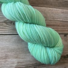 Semi-solid skein in a Caribbean sea color.