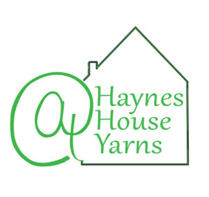 Illustration of a large at sign next to a line drawing of a house with Haynes House written inside