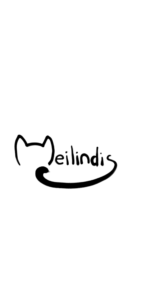 Logo is the word Meilindis, styled to look like a cat
