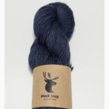 Semisolid sock yarn with slight sheen.