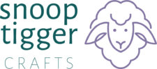 Snooptigger Crafts logo with cartoon sheep