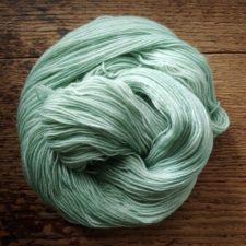 Tonal pale green yarn