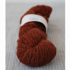 Warm solid skein from madder root.