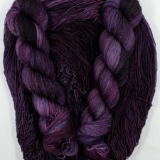 Deepest purple tonal skeins.