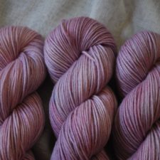 Semisolid yarn in muted floral color.