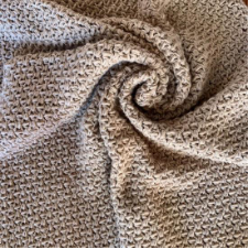 Blanket in single texture throughout.