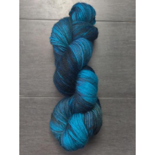 Variegated yarn in night sky colors