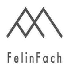 Logo with simple mountain motif. 