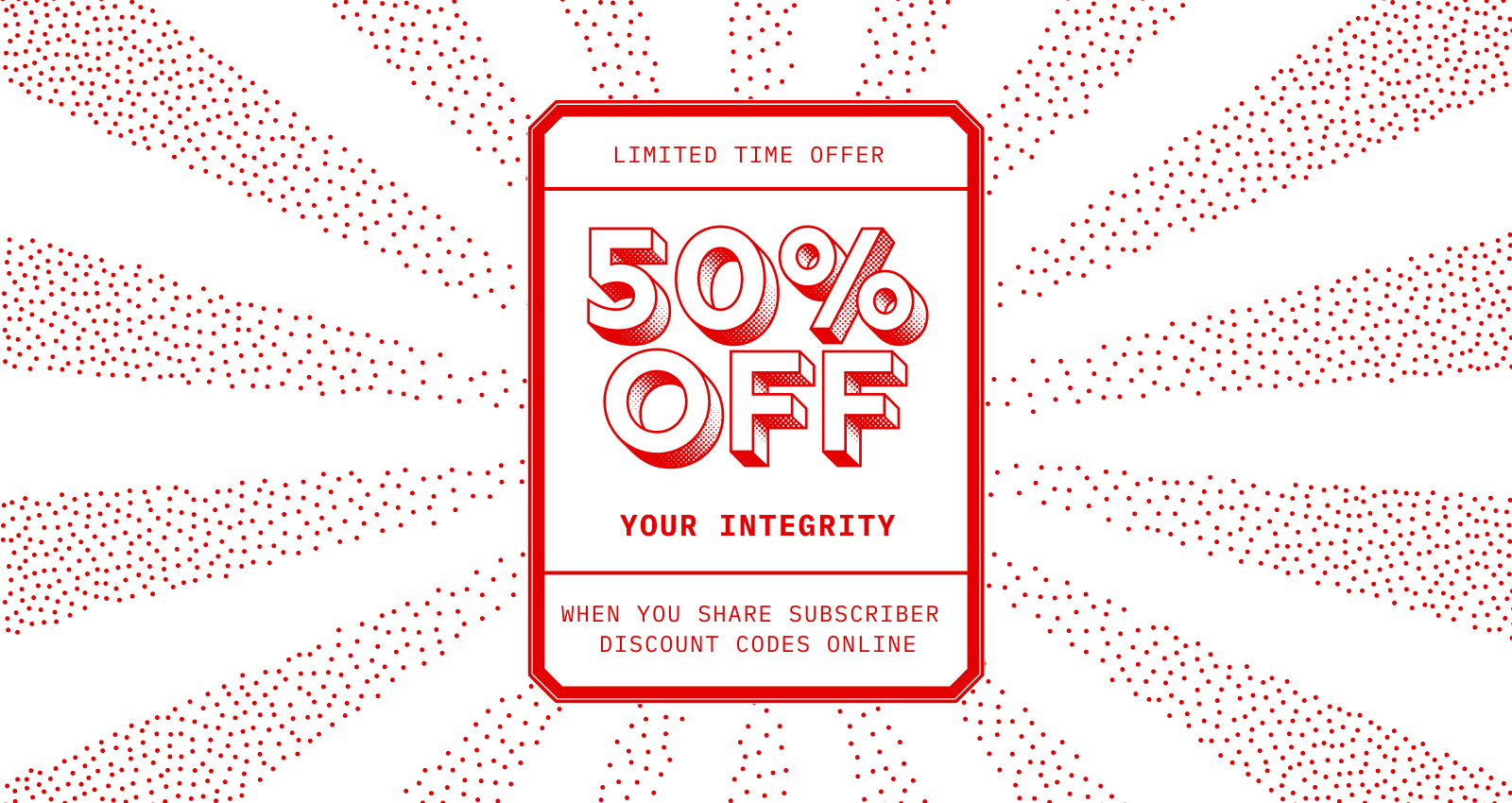 Subscriber discounts