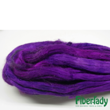 Deepest violet spinning fiber