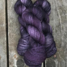 Deep purple tonal skeins.