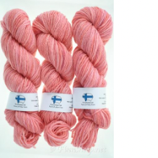 Tonal pink yarn.