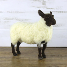 Realistic blackface sheep.