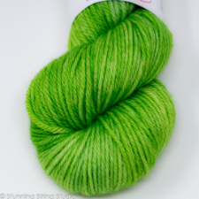 Bright spring green tonal yarn.
