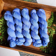 Tonal periwinkle hanks